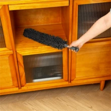 Bộ 2 cây lau nhà và chổi phủi bụi bằng vải nhung, thích hợp cho phòng khách, phòng ngủ, nhà bếp, v.v. Cây lau nhà phẳng xoay 360 độ, chổi phủi bụi có thể uốn cong. Đầu lau có thể tháo rời, sử dụng khô và ướt, làm sạch gạch, sàn nhà, cửa sổ, đồ gia dụng, dụng cụ vệ sinh - Nhiều màu - Xem 10