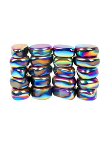 Black Lodestone Magnets For Fridge - Asymmetric Shaped, Crystals, Perfect For Halloween, Christmas & More, Halloween Gifts