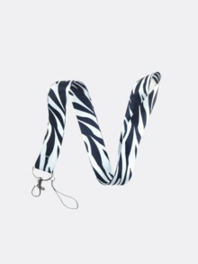 1 Stück Tier Leoparden Muster Zebra Muster Handyband Langes Band Süße Kuh Lanyard Schlüsselanhänger Kartenhalter Lanyard Auto Zubehör Taschenbehang Schule Tier Goth Y2k Taschenzubehör Lanyards mit ID Halter Auto Zubehör Taschenbehang