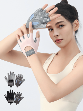 Guantes de gimnasio y entrenamiento para mujeres y hombres, guantes de levantamiento de pesas para ciclismo, ejercicio, acondicionamiento físico, entrenamiento, con protección total de la palma y excelente agarre y almohadillas acolchadas