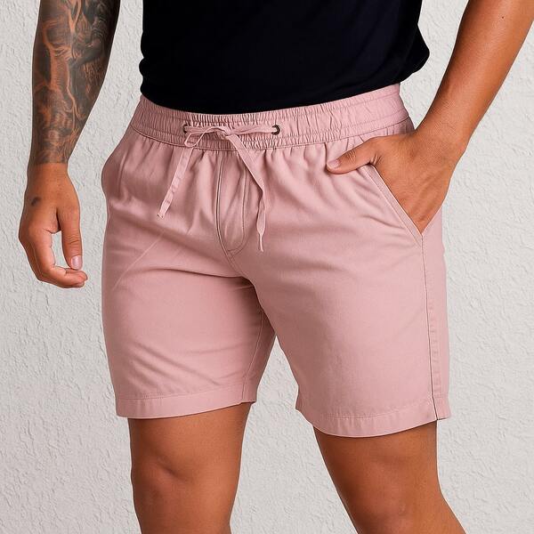 Short Sarja Masculina Mauricinho Bermuda Curta Brim Masculino