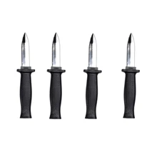 1 peça de faca de plástico retrátil assistida por mola novidade susto brincadeira falsa adereço