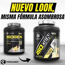 Aislado de Proteína Isogen 25 g de Proteína | Forzagen | 100% Aislado de Proteína | Post Entrenamiento | Bajo en Carbs | 5lb (2,27 kg)