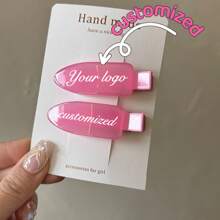 2/3pcs Personalized Name Hair Clips, Name Edge Clips, Customized Hair Clips, Girls Hair Clips, Birthday Gift, Princess Hair Clips, Mother's Day Gift, Valentine's Day Gift, Grandma Gift, Bridesmaid Gift, Bridal Shower Gift, Wedding Gift,Vacay Vibe Au - Multicolor - View 18