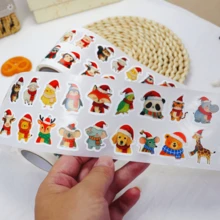 480PCS Christmas Stickers - Festival Themed Stickers For Scrapbooks, Gift Wrapping, Planners, DIY Crafts (Santa Claus, Snowmen, Reindeer, Trees) Christmas Christmas Decorations Christmas Pajamas Christmas Gifts Christmas Decor