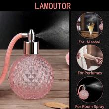 Atomizor de parfum elegant cu ciucuri 100 ml, atomizor de parfum din sticlă reîncărcabilă, elegant, cu decor de ciucuri - sticlă pulverizatoare fără PVC, potrivită pentru călătorii și uz casnic