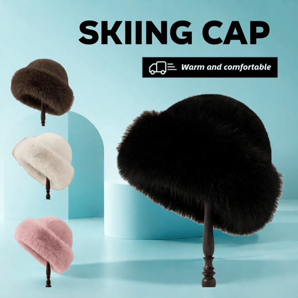 Gorro de esquí de moda, cálido y cómodo de usar, adecuado para esquiar, ciclismo y trabajo de invierno
