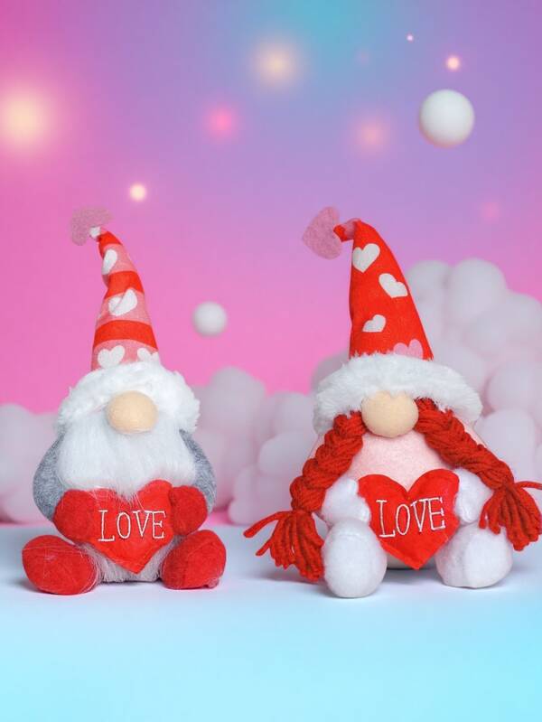 10,24 Zoll große grau-rote gesichtslose Puppendekoration, süße Rudolf-Elf-Dekoration, süße gesichtslose Puppendekoration, Weihnachtsdekoration, gesichtslose alte Mannpuppe, Weihnachtsparty-Zubehör, verwendet für Weihnachten, Paargeschenke, Familienzimmer, Wohnzimmer, Bürodekoration, Paarung, Neujahrsdekoration