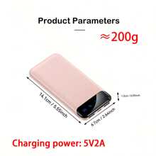 1 pezzo Powerbank ultra sottile da 10000mAh - Caricabatterie multicolore con USB, adatto per smartphone, tablet, smartwatch - Regalo perfetto per uomini e donne, caricabatterie portatile per laurea, feste per single, damigelle, festa del papà, festa della sposa, matrimonio, decorazioni per feste di compleanno e forniture per matrimoni