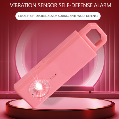 Self Alarm 130DB SOS Alarm Personal Safety Alarm Rechargeable Sos Panic Button Led Light For Women Elderly Self Personal Alarm Alarm