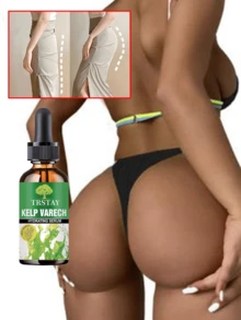 Essential Oil For Buttocks Tightening And Lifting Penetration Massage Activates Skin Elasticity Reshapes Plump And Curvy Buttocks Say Goodbye To Looseness With Moisturizing Benefits Nourishing Formula For Firming And Smoothing Skin - 彩色 - 查看 1