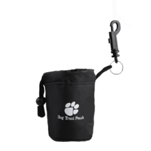 BJAYPET 1pc Mini Pet Treat Training Waist Bag, Portable Pet Snack Pouch For Dog Training Supplies Dog Treat Bag Dog Treat Pouch Dog Walking Bag Pouch - Black - View 10