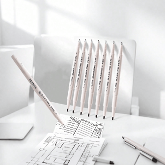 6pcs Minimalist Line Marker Pens - Ideal For Sketching, Drawing And Journaling, Smooth Flowing Ink Suitable For Precise Illustration