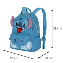 Lilo & Stitch Lilo And Stitch  Fashionable Urban Backpack Blue 25x29x16 Cm - Multicolor - View 4