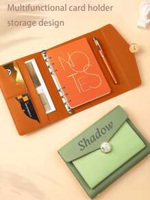 1 pieza Cuaderno personalizado, set de regalo premium, libreta de negocios para reuniones, oficina, eventos corporativos, cuaderno de regalo - Multicolor - Ver 1