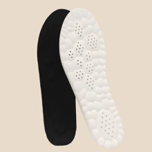 1 paire de semelles intérieures en latex à haute élasticité, semelles intérieures de sport amortissantes et rembourrées, semelles intérieures respirantes et durables sans fatigue