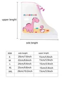 1双儿童白色防水鞋套，学生户外雨鞋套，耐磨鞋套，防水雨靴