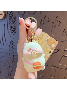 Random Color Bubble Blowing Squeezing Key Chain, Backpack Hanger, Couple Bag Accessory, Cute Piggy Hanger, Small Gift - Multicolor - View 14