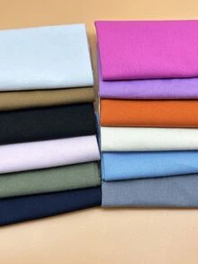 1pc 30x30cm Colorful Embroidery Fabric, Pre-Cut Square Embroidery Cloth For High-End Embroidery And Quilting - Multicolor - View 2