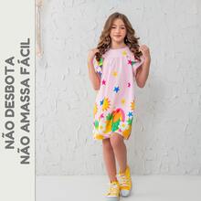 Children's Dress Girl  Themed Enchanted Garden Bees Butterflies Graduation Fashion Blogger Fresh For Party Birthday Everyday Casual Teen Girl's Clothing Wedding Printed Loose Summer Floral - 藕粉色 - 查看 4