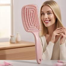 Fluffy High Crown Hair Comb, A Hair Styling Artifact Exclusive For Women, Long Hair Styling, Massage Meridian Airbag Ribbed Cushioned Comb