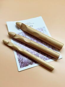 Ganci da uncinetto in bambù di grandi dimensioni - 15mm/20mm/25mm, manico extra largo, per realizzare coperte all'uncinetto e altri grandi progetti di maglia