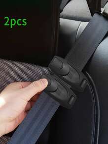 2/4件装汽车安全带限位夹防夹弹性调节器汽车安全带固定夹汽车安全配件 - 彩色 - 查看 4