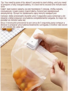 1 件便携式迷你热封机，家用手持式塑料袋封口机，食品保鲜，操作简单，体积小巧，适用于零食袋，户外旅行露营（颜色随机） - 彩色 - 查看 4