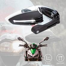 Universal Motorcycle Fist Cover Handguard Led Light Hand Protector Vmingo - Black - View 2