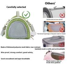 仓鼠背带、松鼠携带包、刺猬户外包、蜜袋鼯、小猫、蜥蜴宠物斜挎包 - 彩色 - 查看 6