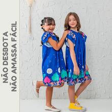 Children's Dress Girl  Themed Enchanted Garden Bees Butterflies Graduation Fashion Blogger Fresh For Party Birthday Everyday Casual Teen Girl's Clothing Wedding Printed Loose Summer Floral - 藍白色 - 查看 4