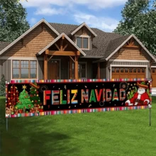 1pc Christmas Party Backdrop Banner Flag, Made Of Polyester, Suitable For Christmas Decoration, Photography Backdrop, Home Decor, Wall, Garden, Festival Celebration, Anniversary, Merry Christmas Party Decor