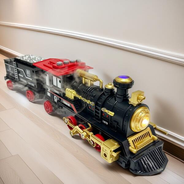 Coche de juguete con luces y sonidos, con energía inercial, recuerdo de fiesta para niños, juego infantil, juguete, cumpleaños de niños, juguete para niños, juego interactivo, juguete de niño, juguete de tren, juguete para niños, recuerdo de fiesta, Eid Al-Adha, regalo para niños, regalo de cumpleaños, tren