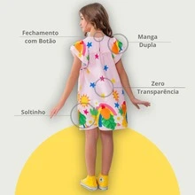 Children's Dress Girl  Themed Enchanted Garden Bees Butterflies Graduation Fashion Blogger Fresh For Party Birthday Everyday Casual Teen Girl's Clothing Wedding Printed Loose Summer Floral - 藕粉色 - 查看 8