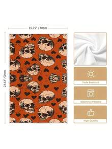 2 piezas/4 piezas/12 piezas Toallas de cocina con esqueleto del Día de los Muertos, Toallas de baño con esqueleto del Día de los Muertos, Toallas para fiesta al aire libre del Día de los Muertos, Decoración del hogar del Día de los Muertos, Decoración de cocina del Día de los Muertos, Estilo moderno, Secado rápido, Material de microfibra súper suave, Rectangular, 15.75IN*23.62IN/40*60CM Patrón de impresión digital, Adecuado para decoración de fiestas al aire libre, Regalos de cocina del Día de los Muertos