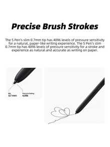 兼容三星 Stylus S Pen 触摸屏 SPen 手写笔，适用于三星 Galaxy S24 Ultra S23 Ultra S22 Ultra（非原装；非蓝牙）