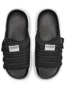 Asuna Men's Casual Black Comfortable Cloud Slide Women's Lightweight Anatomical Flip Flops - 黑色 - 查看 2