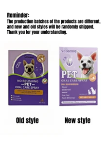 YEGBONG 1支装宠物口腔卫生牙膏，宠物牙齿清洁喷雾 - 牙膏、牙齿喷雾、牙刷及其他宠物用品，除臭、去除黄牙、猫狗口腔护理清洁喷雾、去渍 - 彩色 - 查看 11