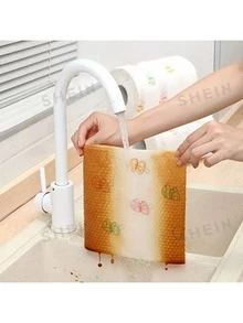 400/200/100/50 Peças Folhas de Pano de Limpeza de Cozinha Descartável, Toalhas de Cozinha Reutilizáveis - Duráveis, Antiaderentes e Fáceis de Limpar para Todas as Necessidades Domésticas, Fáceis de Rasgar, Toalha de Uso Duplo para Limpeza Úmida e Seca, Pano Absorvente de Óleo e Descontaminante Não Tecido, Pano de Secagem, Adequado para Limpeza Doméstica e Lavagem de Louça, Suprimentos de Limpeza, Suprimentos de Volta às Aulas, Padrão de Cor Estilo Aleatório, Limpeza Doméstica, Limpeza de Cozinha, Limpeza de Festa