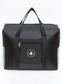Thickened Upgraded Travel Mobile Business Travel Storage Bag, Large Capacity Luggage, Portable Foldable Luggage Storage Bag, Trolley Crossbody Bag, Round Label Luggage Bag, Trolley Suitcase, Foldable Travel Bag, Airplane Bag, Moving Packing Bag, Clothing Storage Bag, Travel Essential, Clothing Storage Bag. - Multicolor - View 14