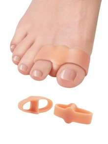 Soft Gel Toe Separators, For Foot Care - Flexible Gel Toe Seperators For Yoga And Everyday Relaxation - 2 Loops, Reusable Design - Toe Separators, Fits Men And Women - Multicolor - View 14