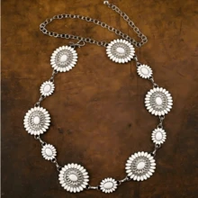 1 قطعة سلسلة بطن العروس، إكسسوار متنوع عتيق وكاجوال مناسب لفصل الخريف وعيد الهالوين