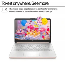 HP 14" HD Business Laptop,  Processor N150, 4GB RAM, 128GB UFS,  Graphics, Wi-Fi 6, Windows 11 Home, Pale Rose Gold - 淡玫瑰金 - 查看 7