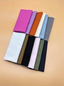 1pc 30x30cm Colorful Embroidery Fabric, Pre-Cut Square Embroidery Cloth For High-End Embroidery And Quilting - Multicolor - View 3