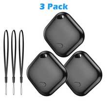 1/2/3/4Pack Air Tracker Tags, Smart Bluetooth Tracker Tag, Key Finder Works With Find My App (IOS Only), Key Finder, Wallet Tracker, Smart Tag For Keys/Wallets/Luggage/Backpacks, Worldwide Tracking, Replaceable Battery, Black - 黑色 - 查看 13