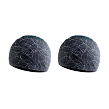 Gorro de natación de tela estampada, de secado rápido, transpirable y con estilo, para hombres y mujeres adultos, esenciales y accesorios de playa, flotador de piscina