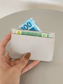 Small Slim Card Holder Wallet For CNH RG Documents And Money Unisex - 象牙色 - 查看 2