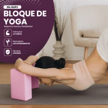 1 pieza/2 piezas Bloques de yoga de EVA, de unicolor, de espuma de alta densidad, ligeros y portátiles, adecuados para yoga, pilates, meditación, ideales para principiantes, rosa, azul - Multicolor - Ver 4