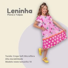 Children's Dress Girl  Themed Enchanted Garden Bees Butterflies Graduation Fashion Blogger Fresh For Party Birthday Everyday Casual Teen Girl's Clothing Wedding Printed Loose Summer Floral - 淺粉色 - 查看 3