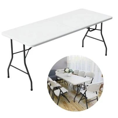 Mesa Dobrável Reforçada Maleta Portatil Camping Praia 1,80m